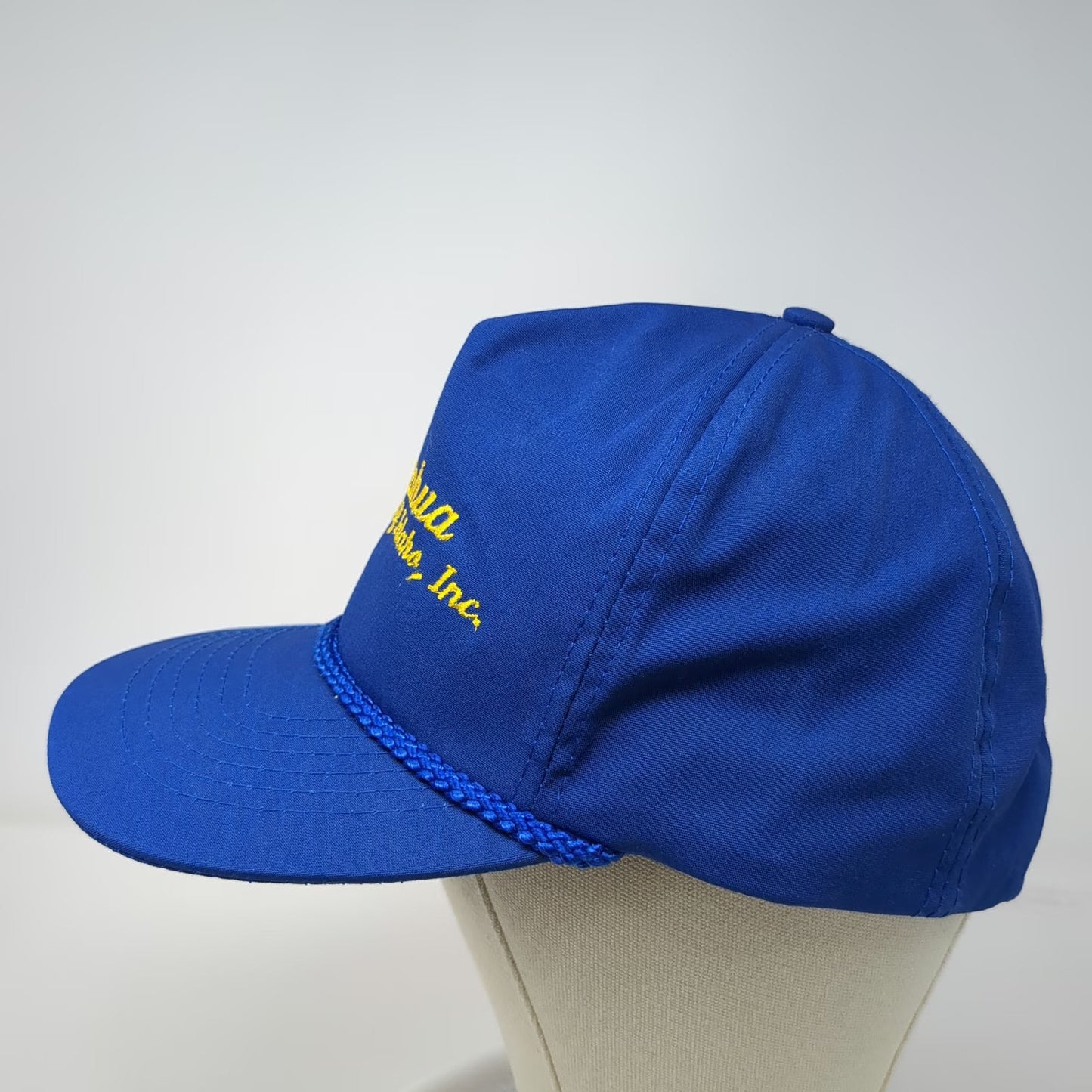 Otto Cap 5 Panel Blue One Size Nashua Homes Of Idaho Hat Rope Brim Slideback