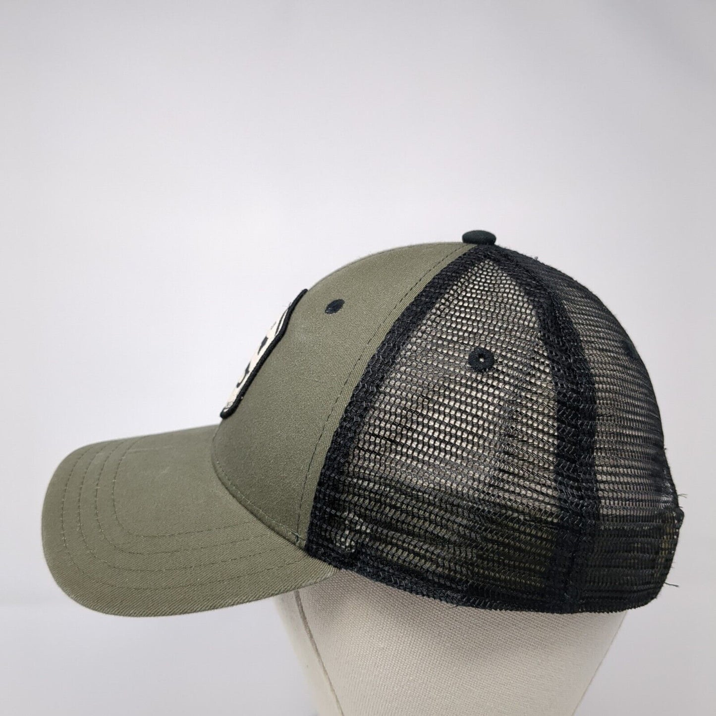 Taps Brewery Snapback Trucker Hat Brown One Size Mesh Back Colorblock