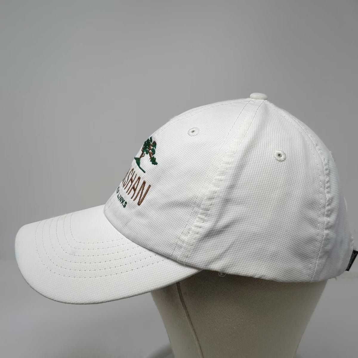 Imperial Baseball Cap White One Size Salishan Golf Links Strapback Hat Golfing