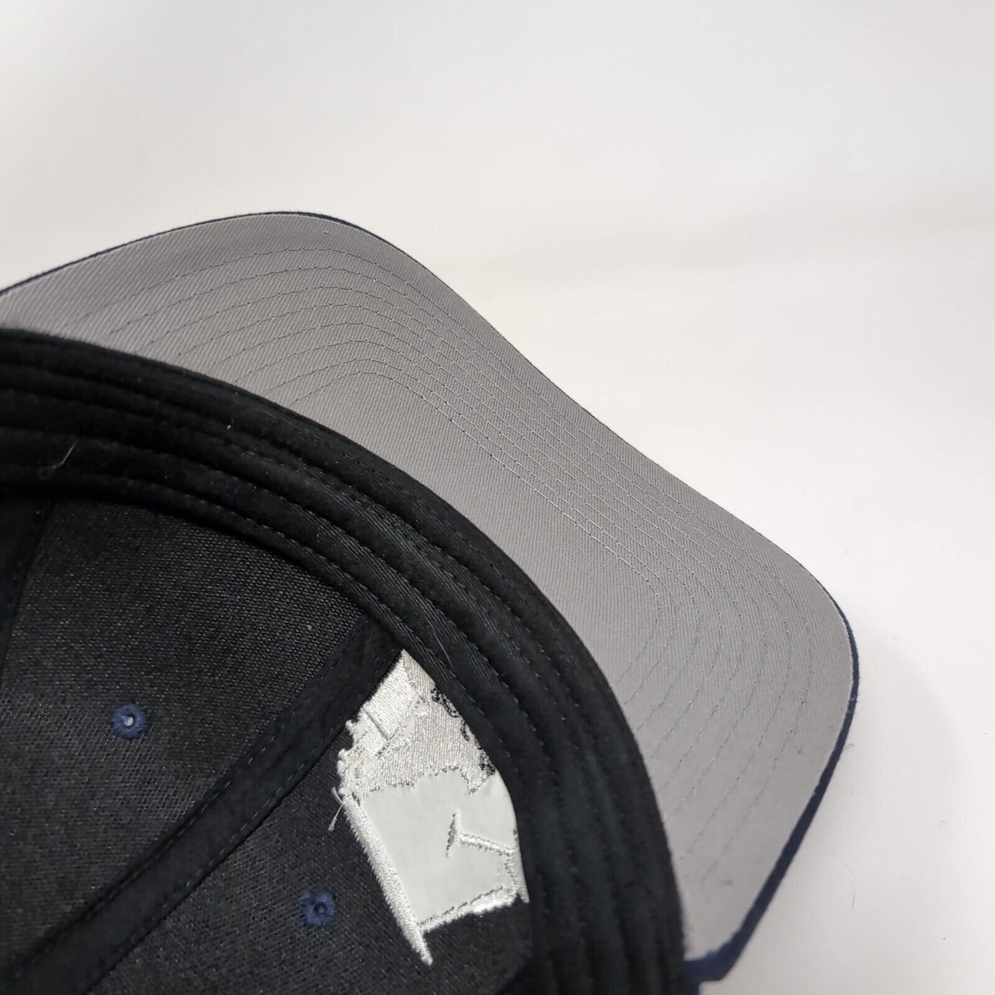 ID Golf Snapback Hat Blue OSFM Adjustable Embroidered Vented Holes 6 Panel Otto