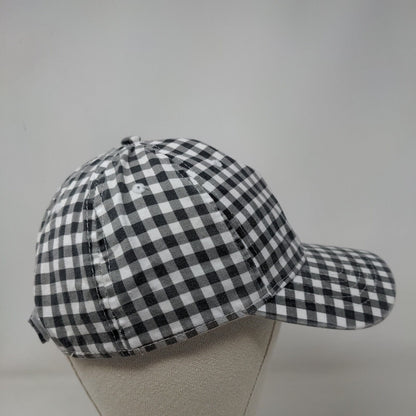 Unbranded Strapback Hat Multicolor OSFM Gingham Check Adjustable Blank