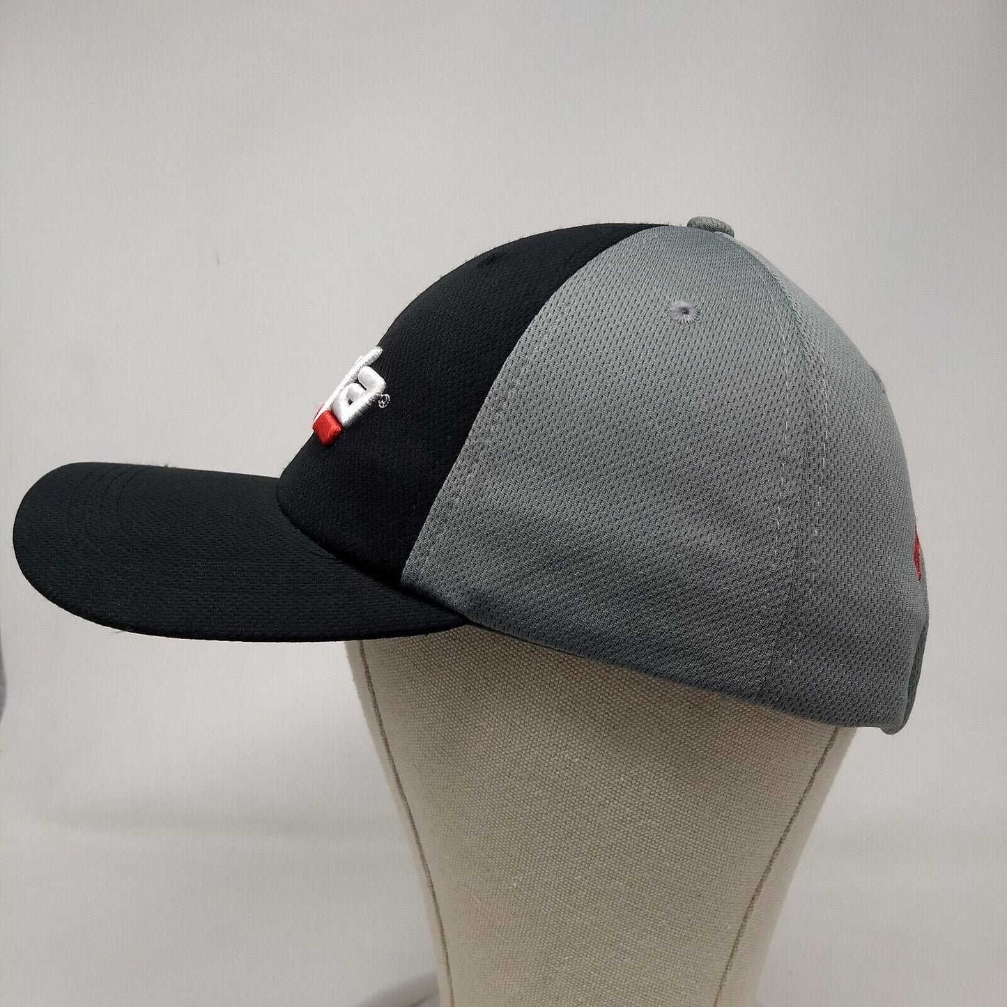 Borla Strapback Hat Multi One Size Embroidered Colorblock 6 Panel