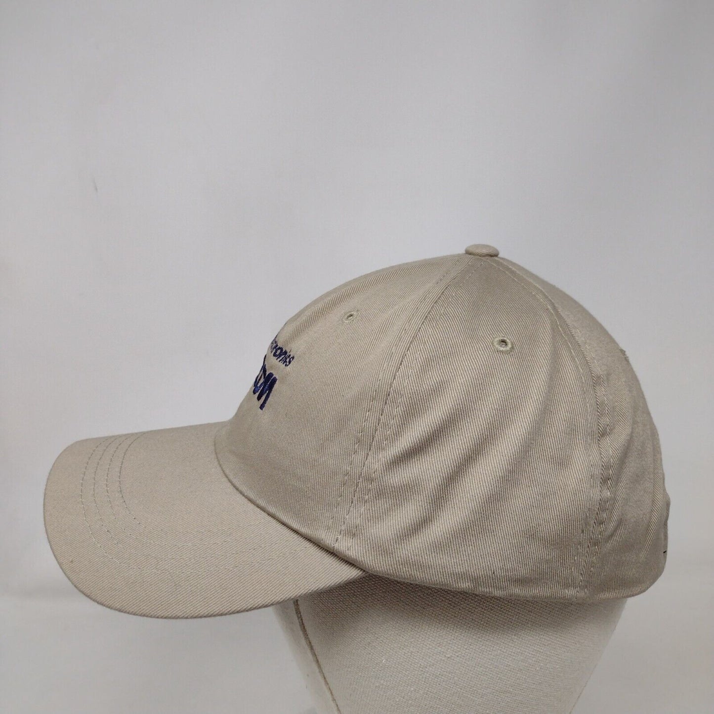Tyco/Electronics Macom Slideback Hat Tan OS Adjustable 6 Panel Port Authority