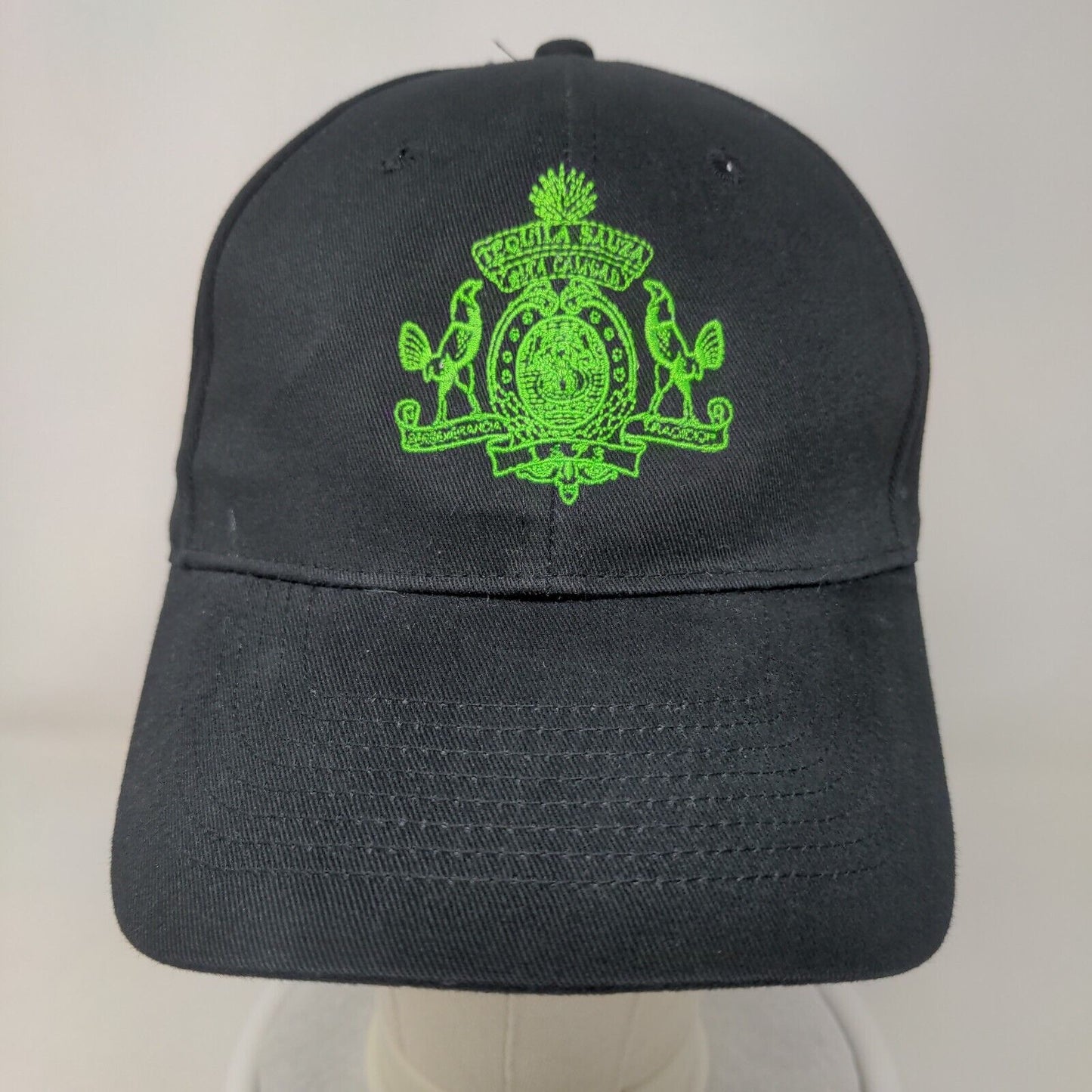 Hornitos Tequila Lime Shot Strapback Hat Black OSFA Embroidered Adjustable