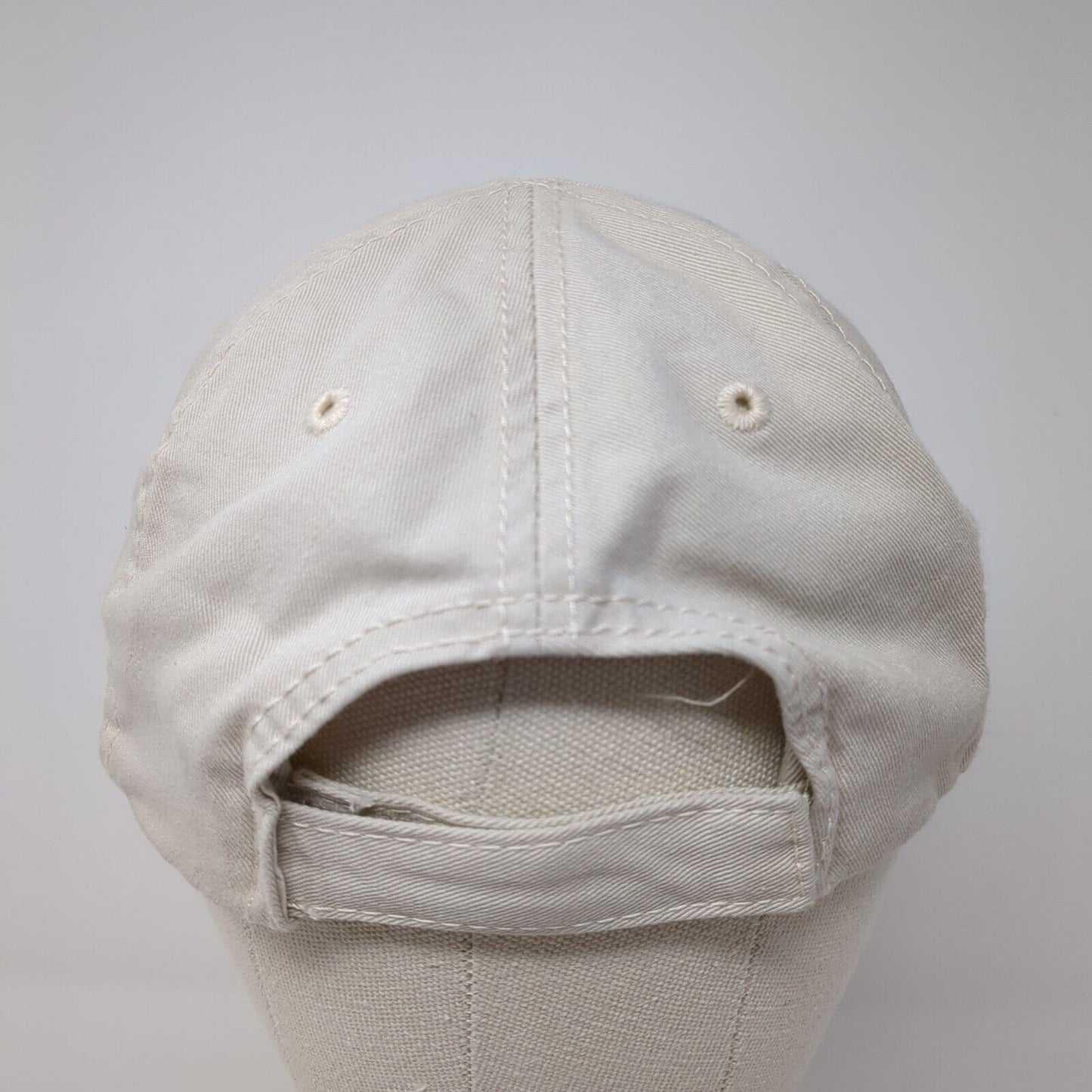 Avemco Strapback Hat Tan One Size Adjustable Embroidered 6 Panel Imperial