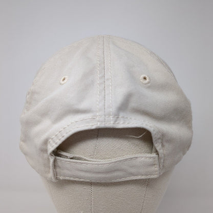 Avemco Strapback Hat Tan One Size Adjustable Embroidered 6 Panel Imperial