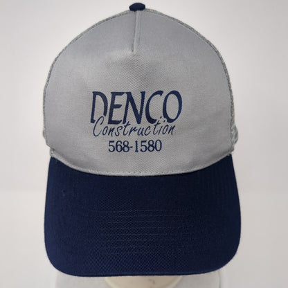 DENCO Construction Snapback Trucker Hat Multi One Size Adjustable Mesh Back Otto