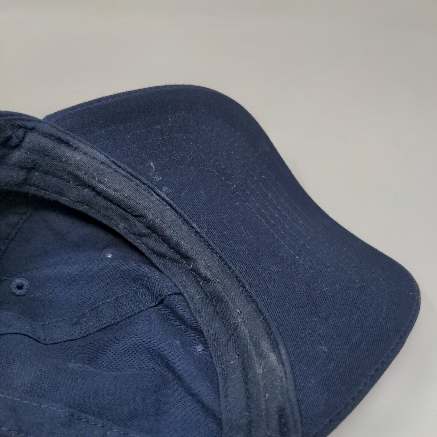Falari Slideback Hat Blue OSFA Adjustable 6 Panel Vent Holes Blank