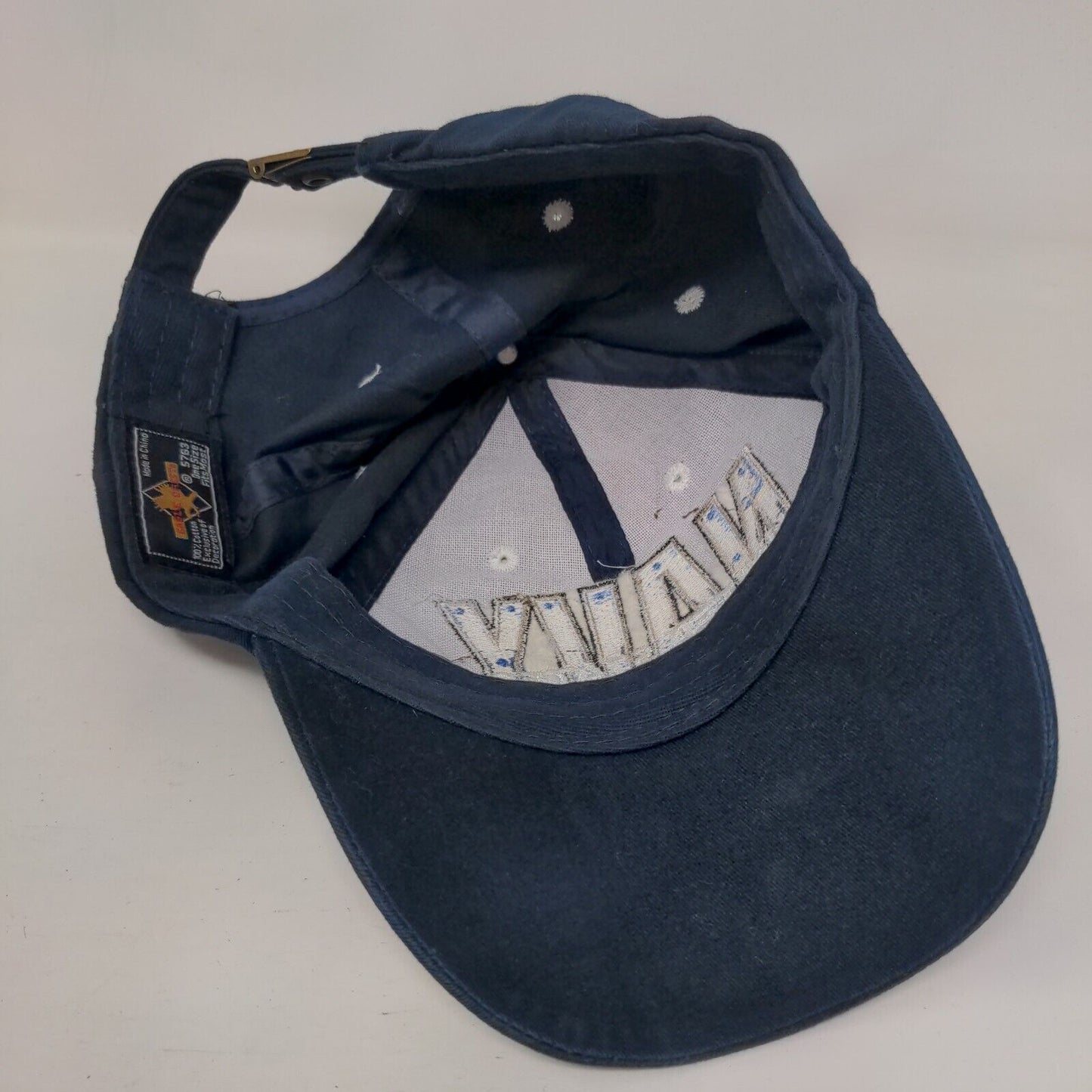 United States Navy Slideback Hat Blue OSFM Embroidered Eagle Crest