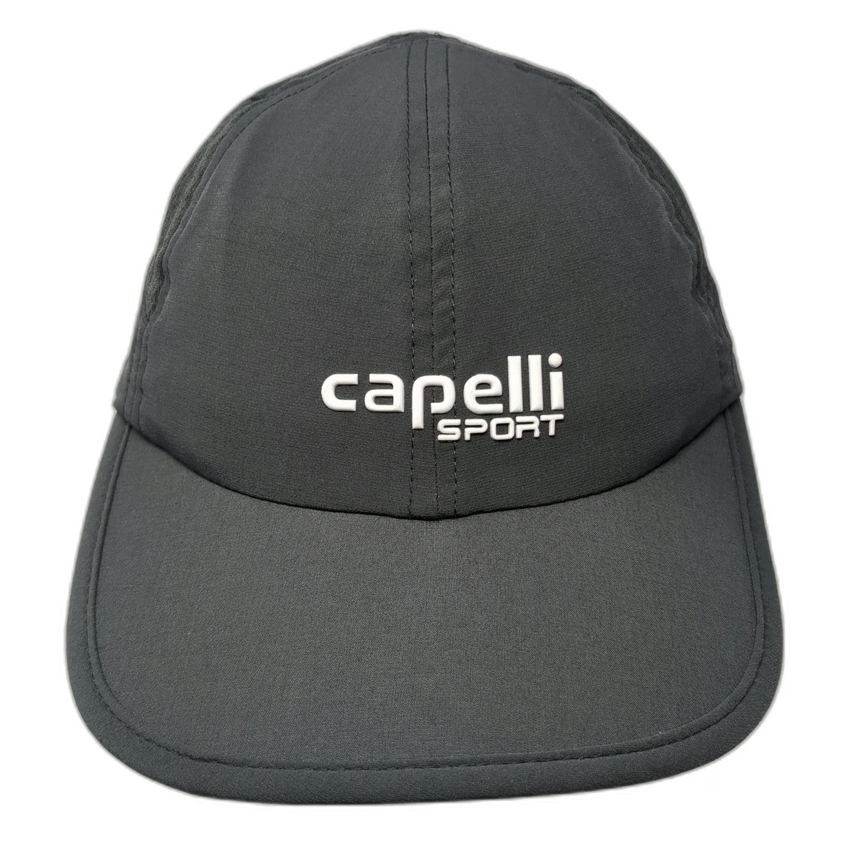 Capelli Sport Baseball Cap Gray One Size Strapback Mesh Vents Performance hat