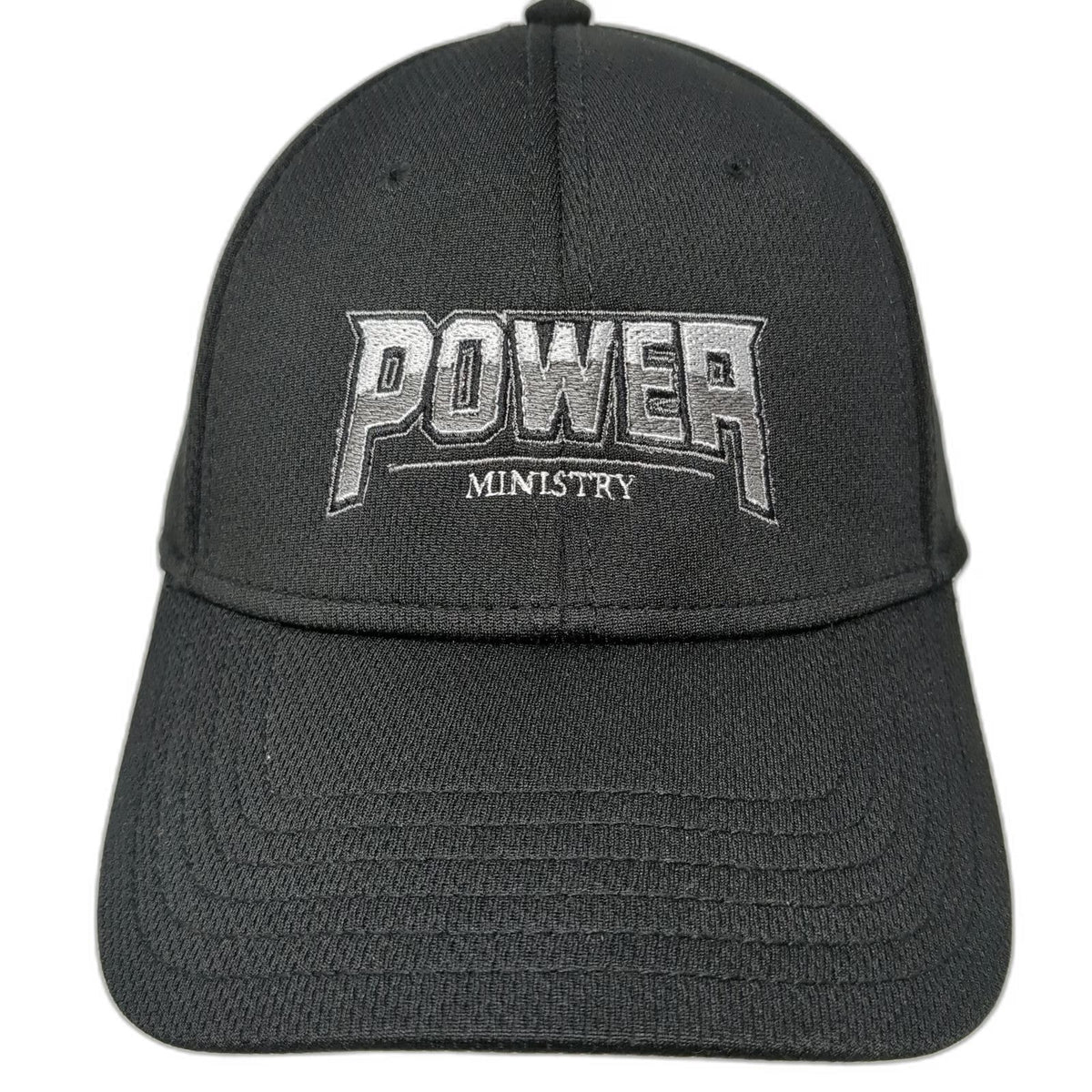 Otto Baseball Cap Black One Size Power Ministry Strapback Performance Fabric Hat