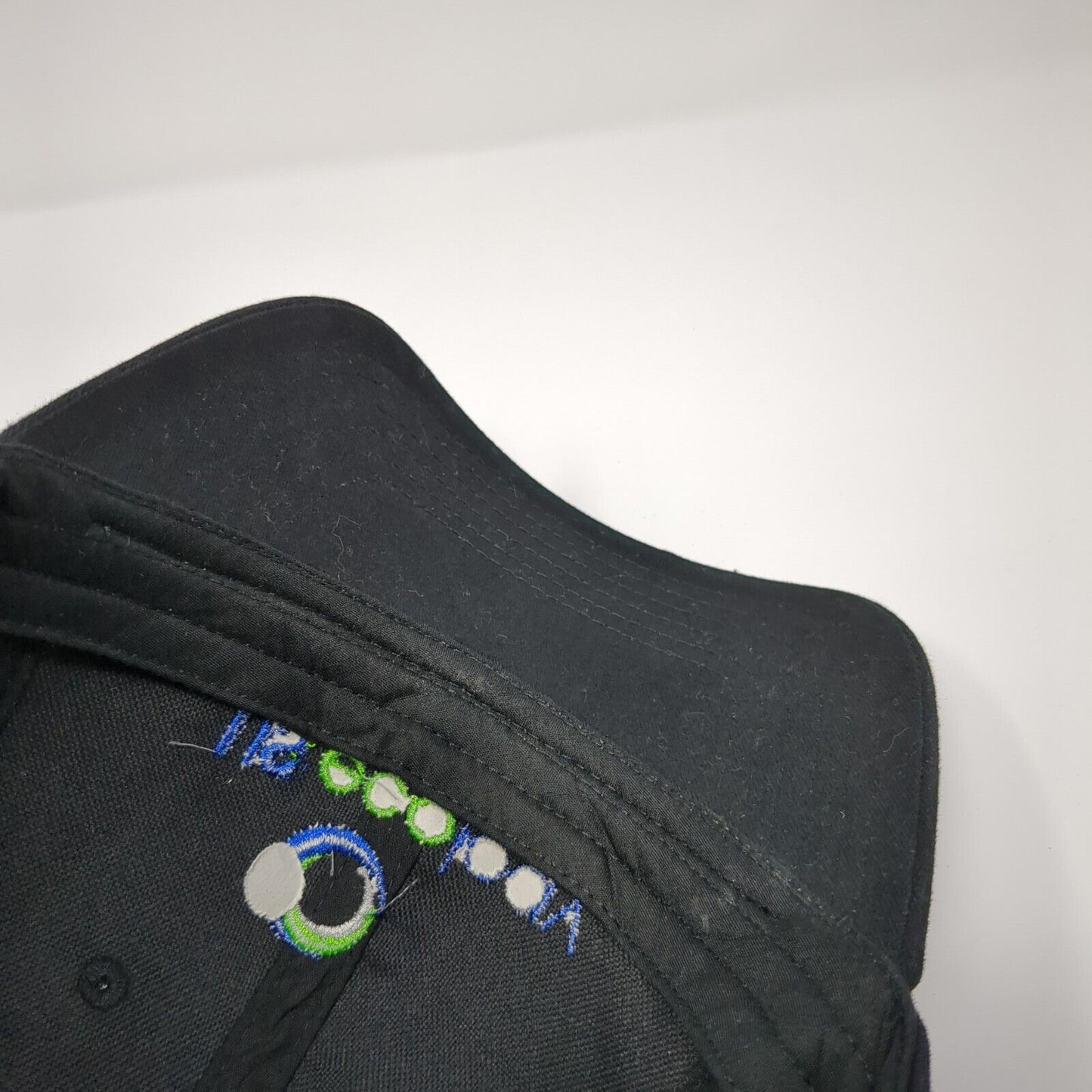 US Ecology Slideback Hat Black One Size Adjustable Embroidered 6 Panel Otto