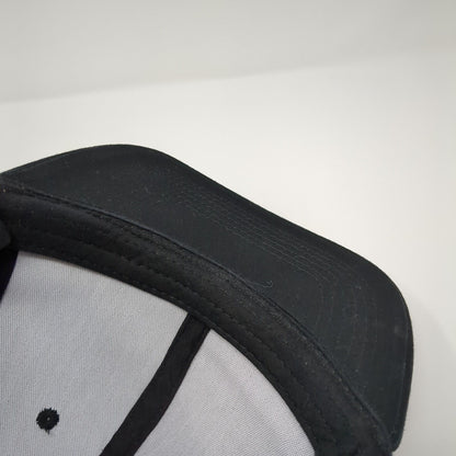 Red Line Oil Snapback Hat Black One Size Adjustable Embroidered 6 Panel Cotton