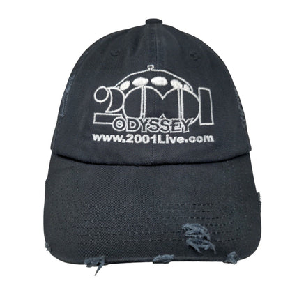 2001 Odyssey Slideback Hat Black One Size Embroidered Solid District