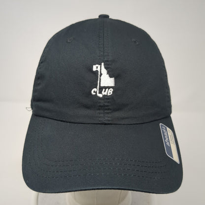 Idaho Club Strapback Hat Black One Size Classic Fit Embroidered Ahead
