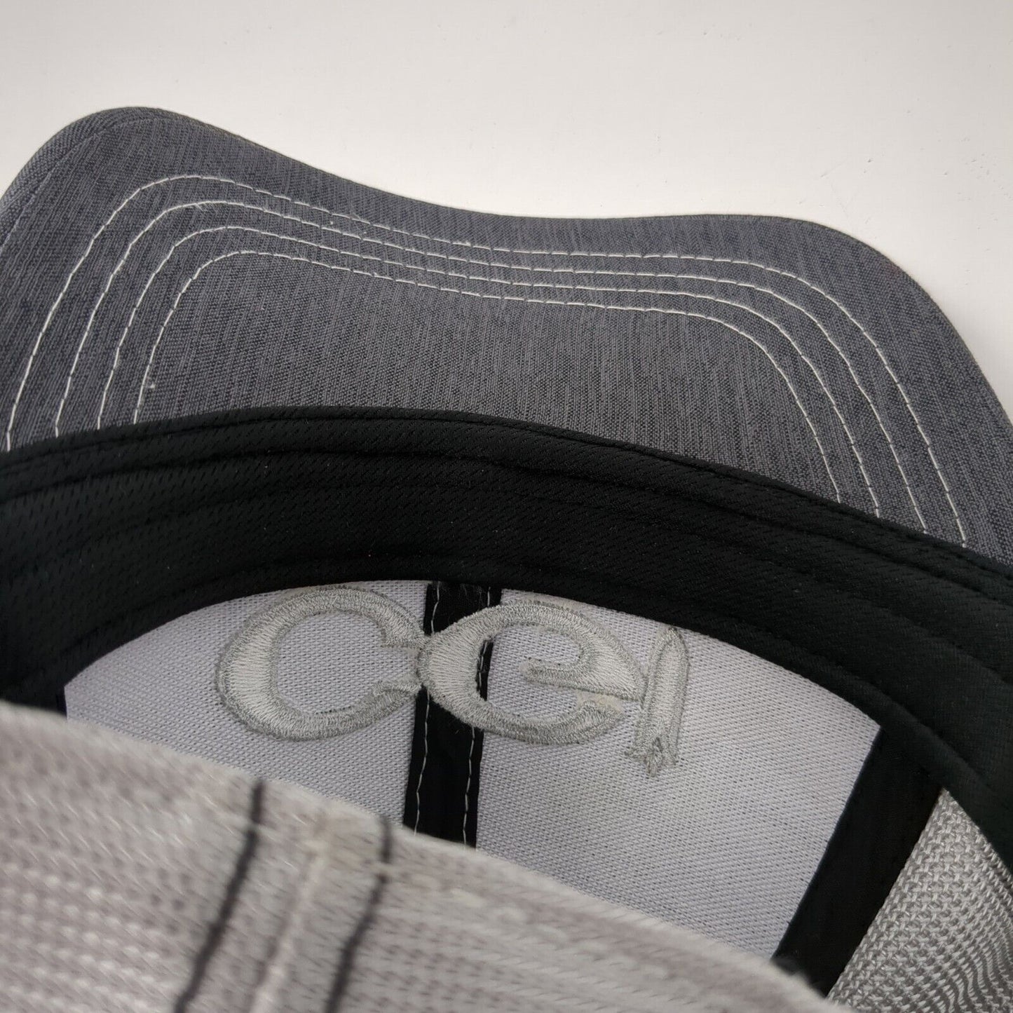 CG Columbia Grain Strapback Hat Gray OSFA Powered By Cruiser 6 Panel