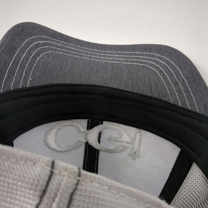 CG Columbia Grain Strapback Hat Gray OSFA Powered By Cruiser 6 Panel