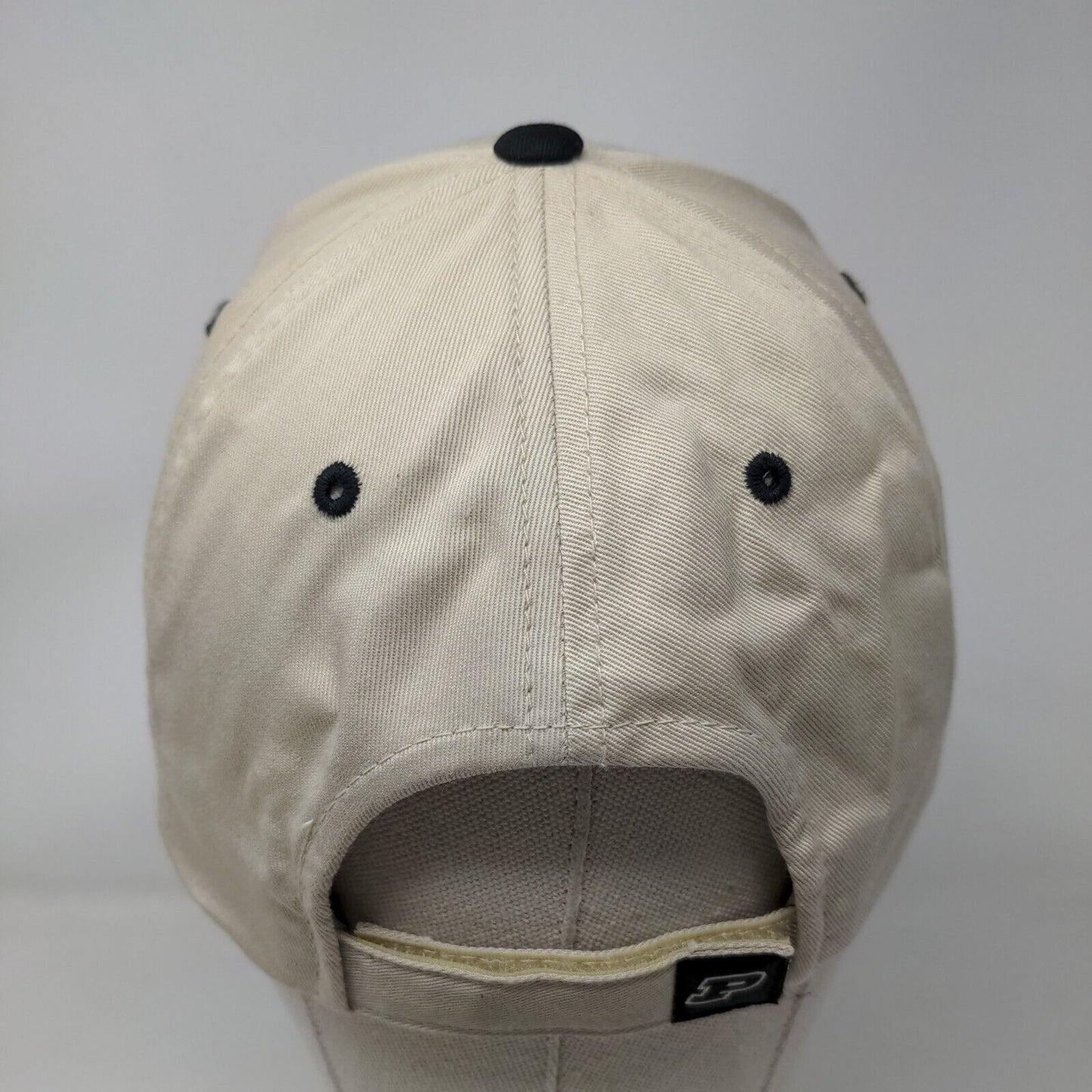 Purdue Boilermakers Strapback Hat Tan OSFA Embroidered Captivating Headwear NCAA