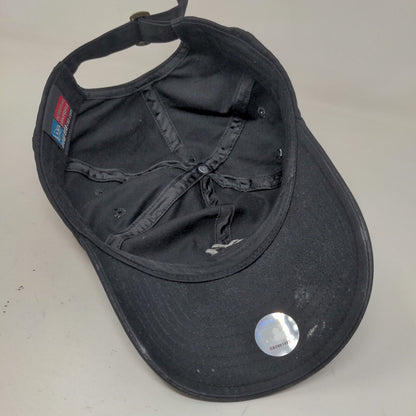 New Era Men's Slideback Hat Black OSFM Embroidered New York Yankees Logo