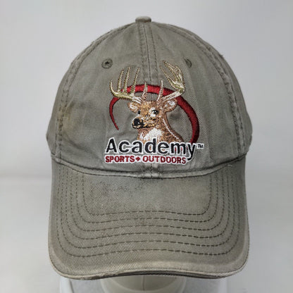 Academy Sports + Outdoors Deer Strapback Hat Brown One Size Embroidered