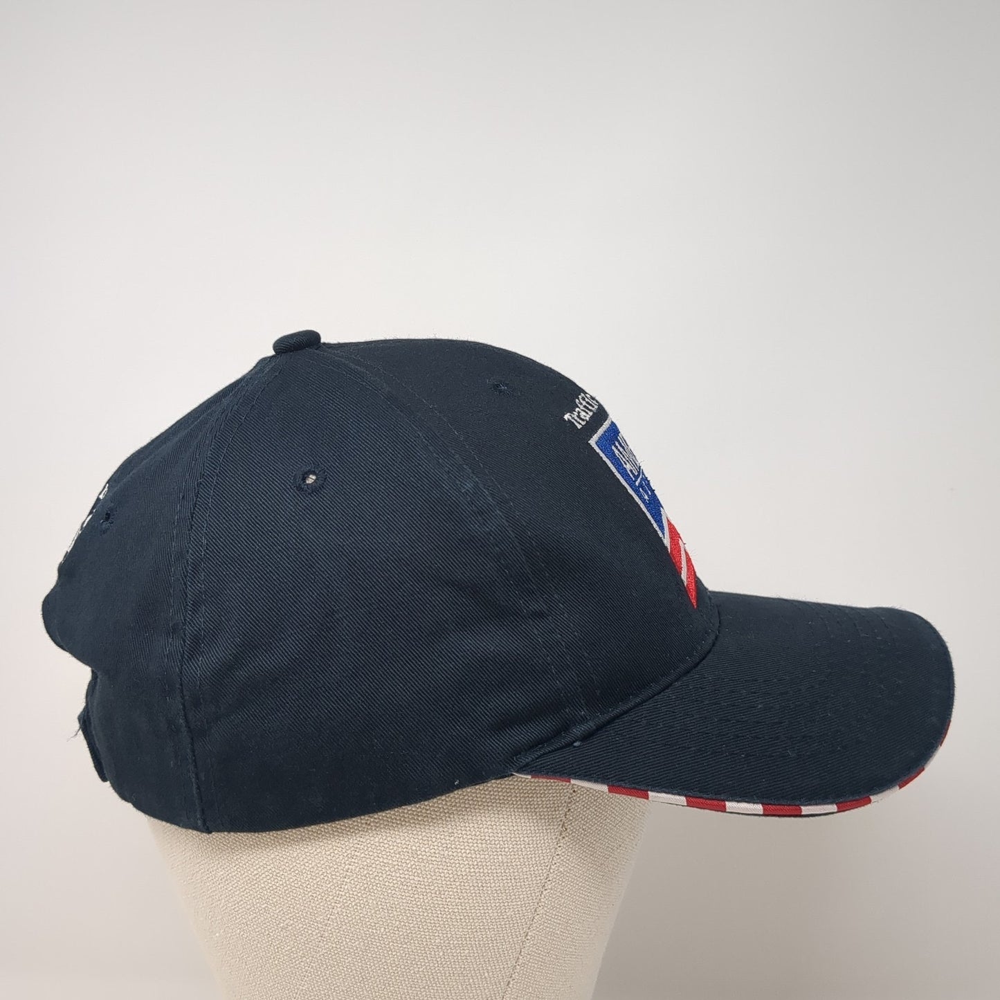 Traffic Tested America's Alfalfa Baseball Cap Blue OS Adjustable Embroidered