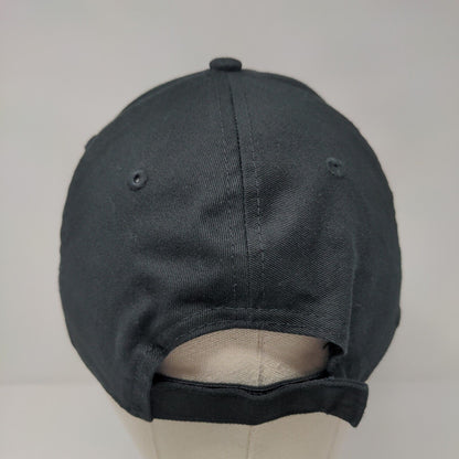 Rithum Strapback Hat Black OSFM Adjustable Embroidered 9Forty New Era Cotton