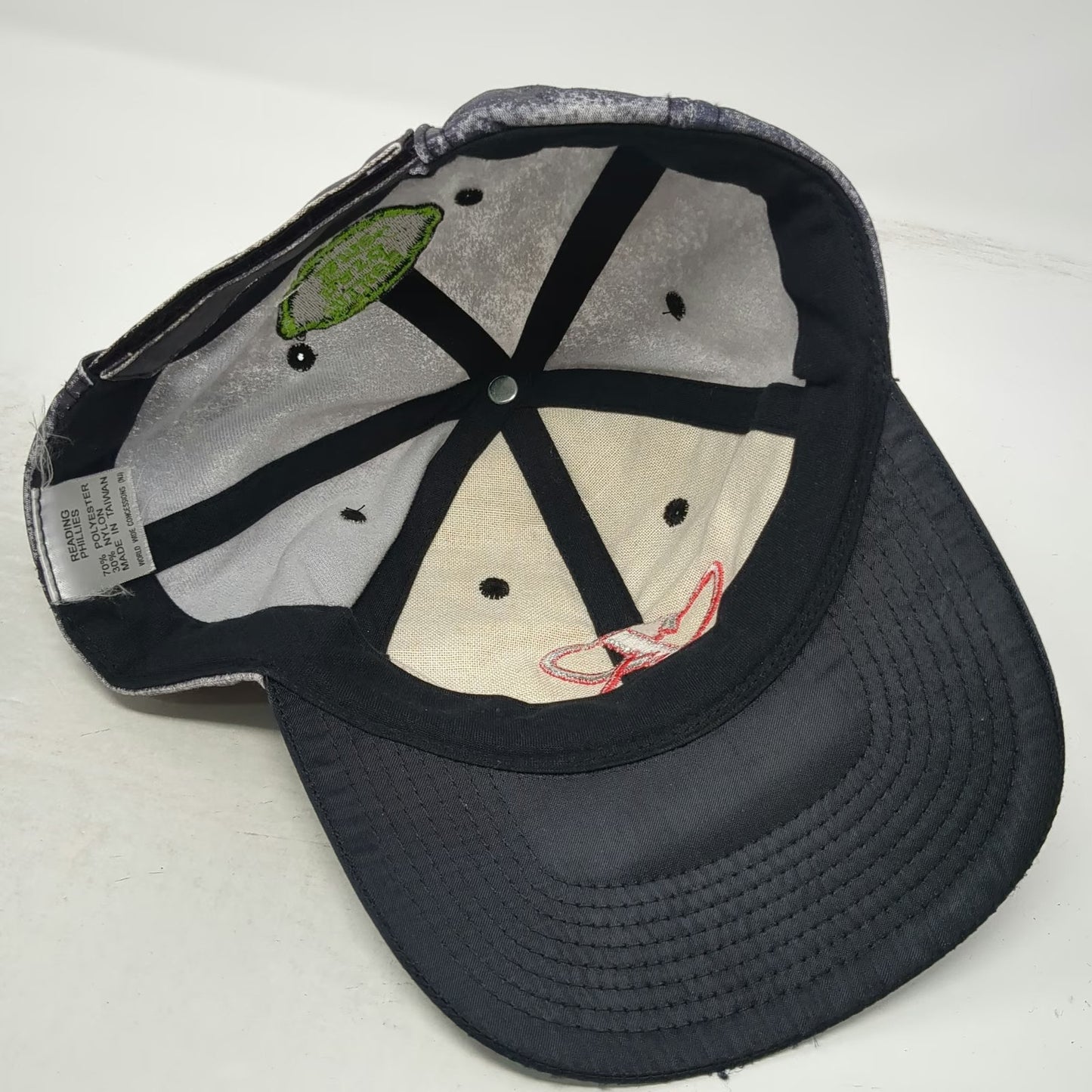 World Wide Concessions Reading Phillies Mikes Hard Lime Snapback Hat One Size