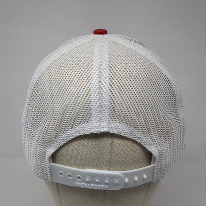 P American Flag Snapback Trucker Hat Multicolor One Size Mesh Back