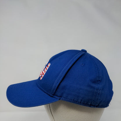 USA Snapback Hat Blue OSFM Adjustable Embroidered Patriotic Free Authority