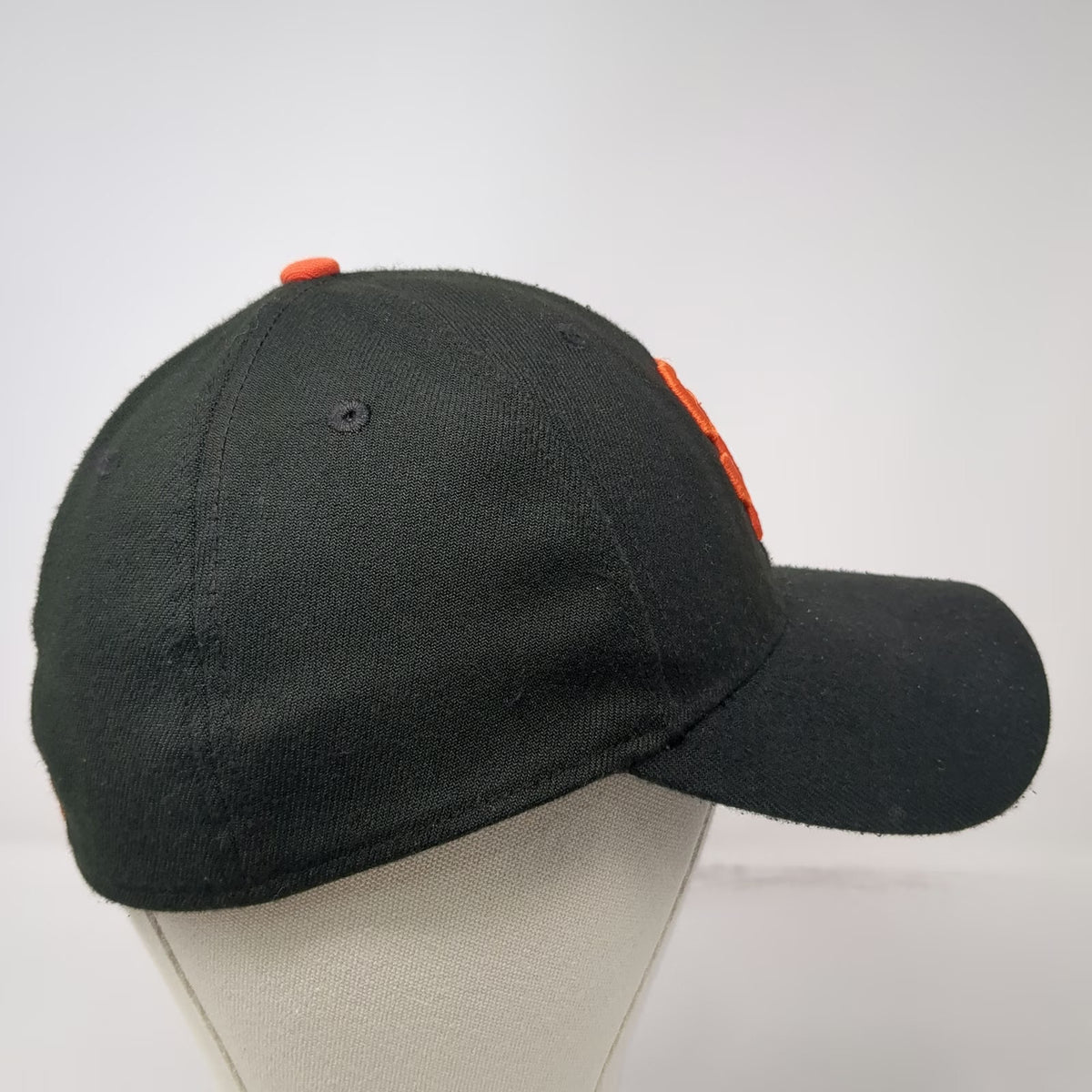New Era San Francisco Giants MLB Baseball Cap Black L Stretch Fit 39THIRTY Hat