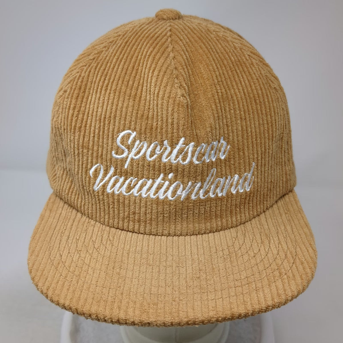 Overcrest 5 Panel Brown One Size Hat Corduroy Sportswear Vacationland Slideback