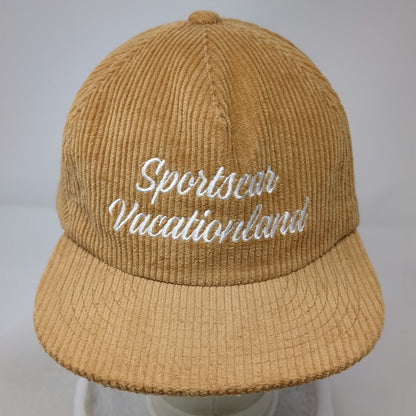 Overcrest 5 Panel Brown One Size Hat Corduroy Sportswear Vacationland Slideback