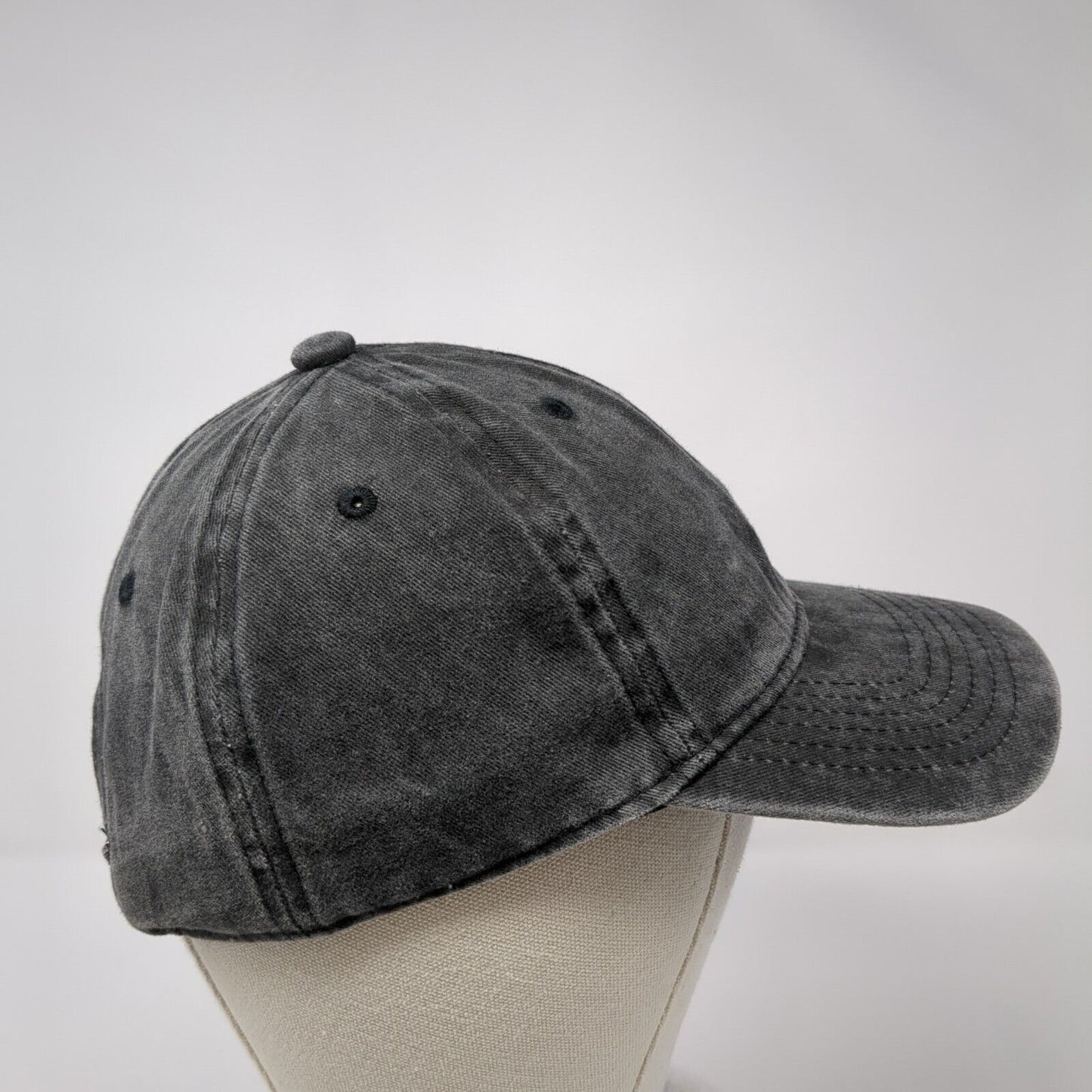 Mama Slideback Hat Gray One Size Adjustable Embroidered Solid Lichfamy