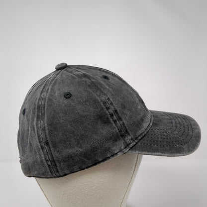 Mama Slideback Hat Gray One Size Adjustable Embroidered Solid Lichfamy