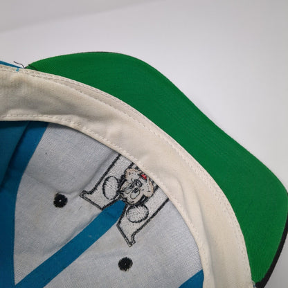 Mickey Mouse Snapback Hat Blue One Size Adjustable Embroidered Goofy's Hat Co
