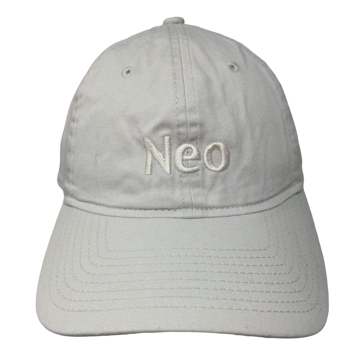 Neo Slideback Hat Tan OSFM Adjustable Embroidered 6 Panel New Era 9Twenty