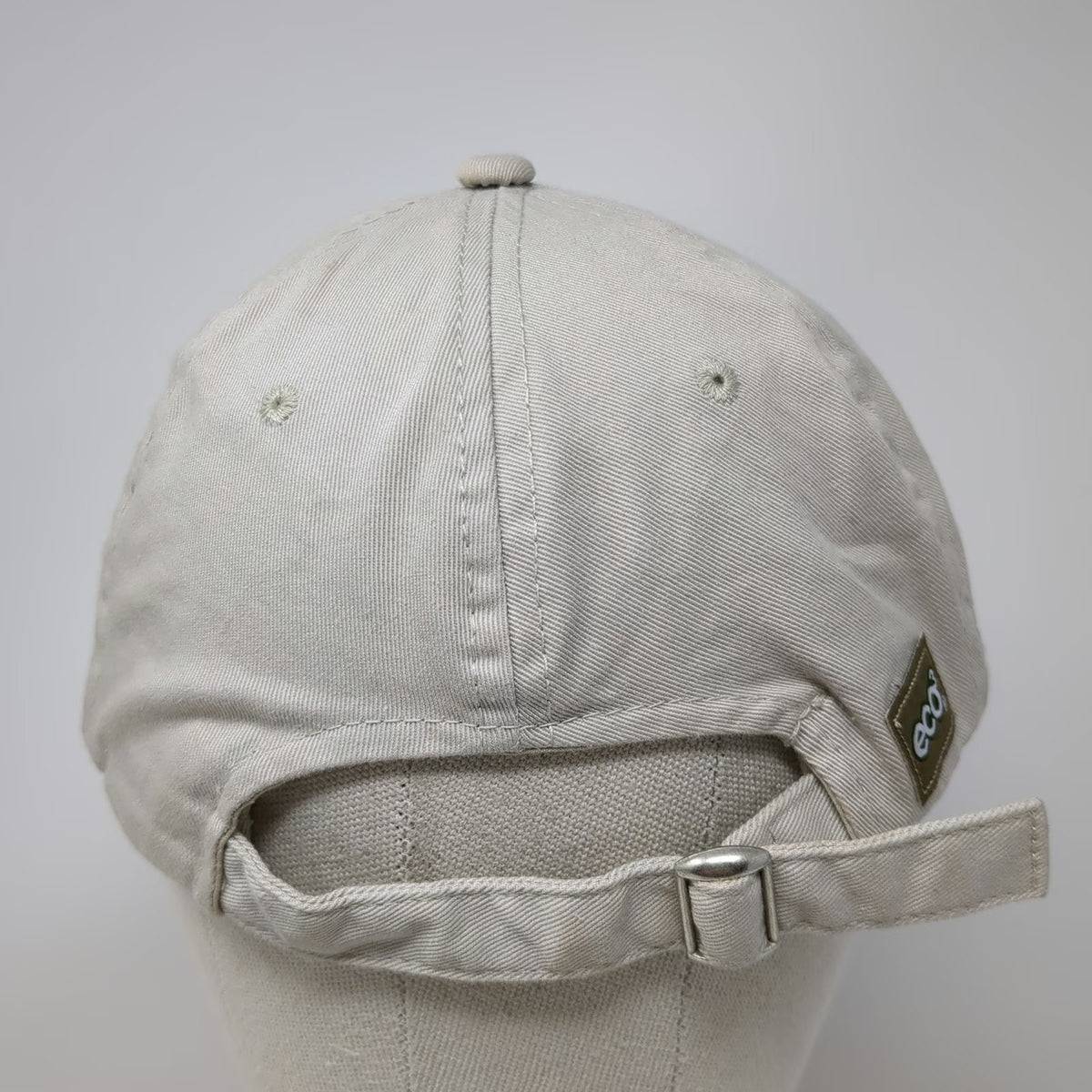 Eco3 Baseball Cap Beige One Size Gatlin Hall Texas Flag Willow City Organic Hat