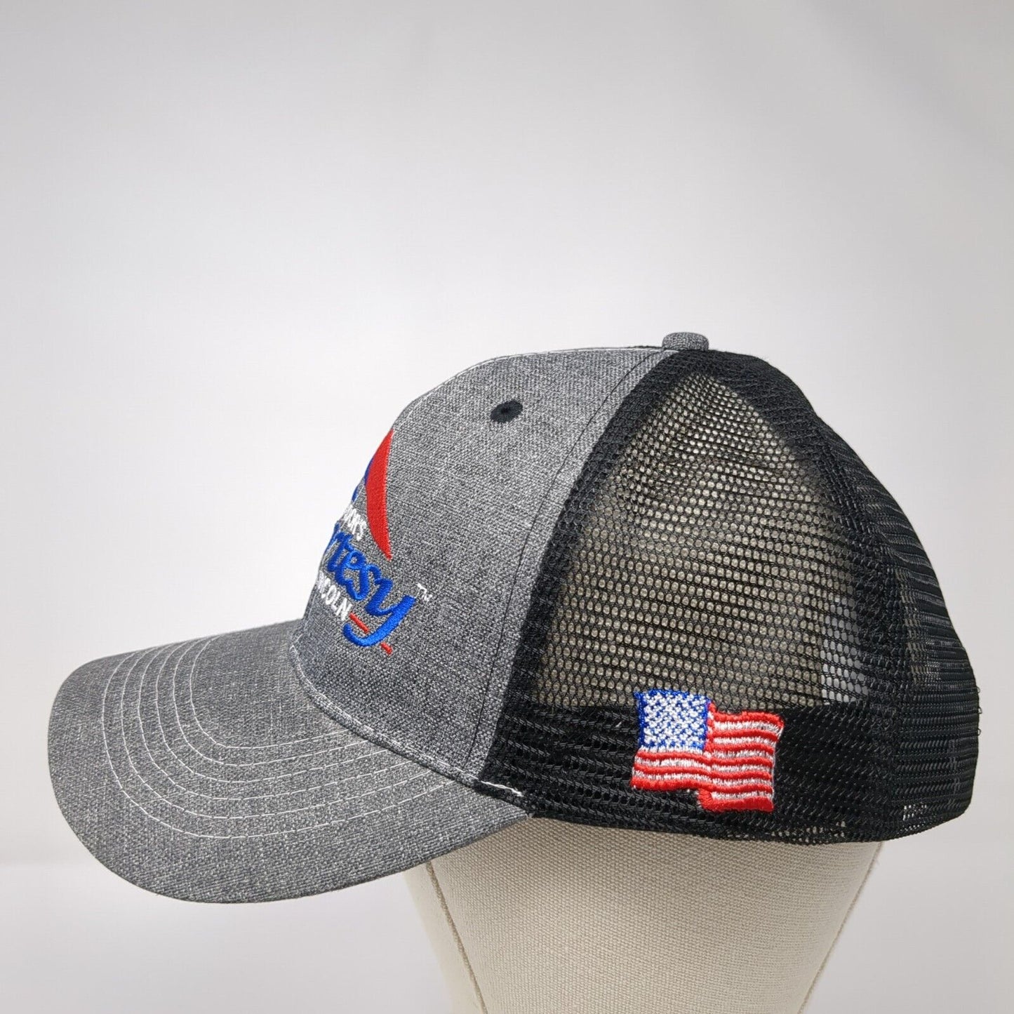 Phil Meador's Courtesy Ford Lincoln Snapback Trucker Hat Gray One Size Mesh Back