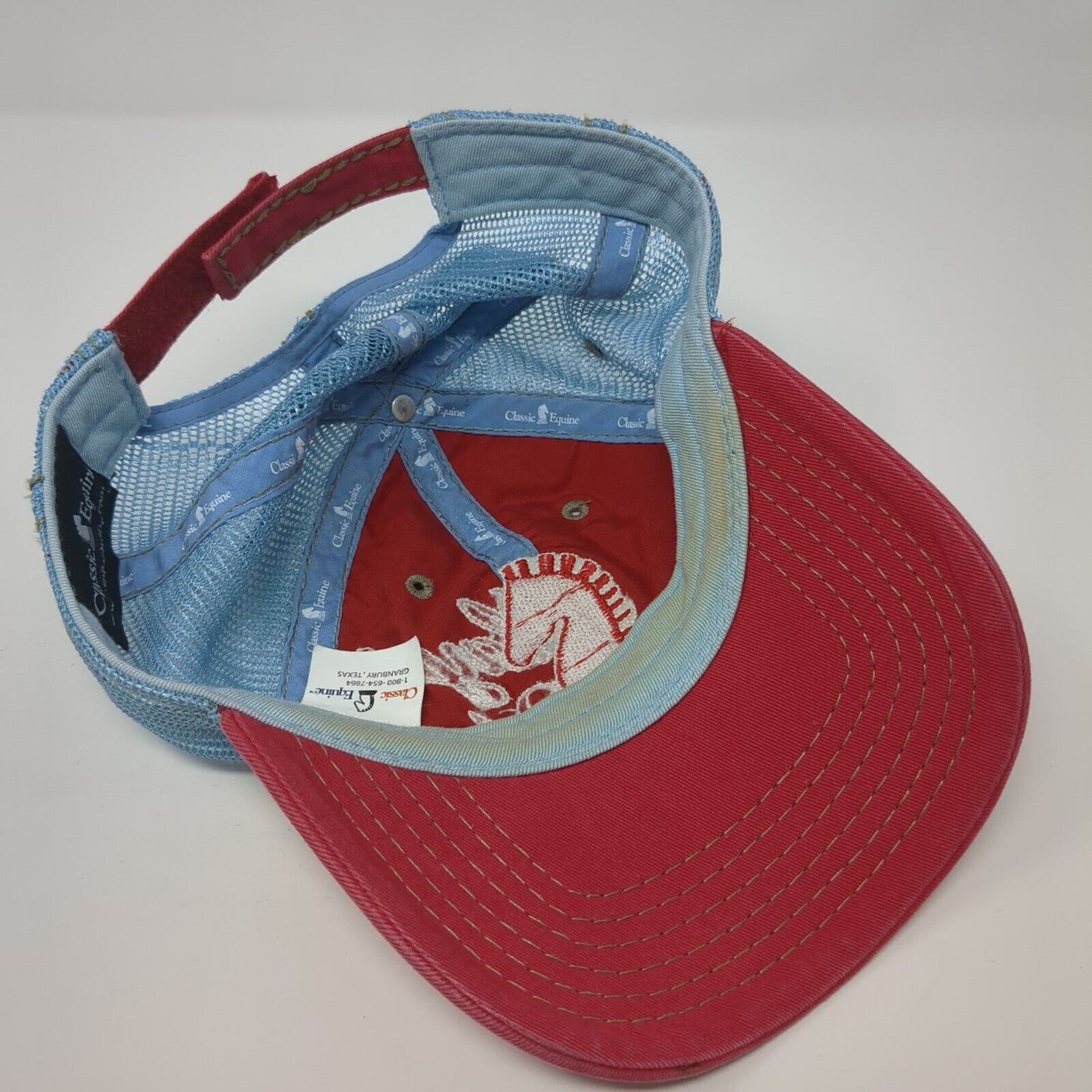 Play To Win Snapback Trucker Hat Multi One Size Mesh Back Classic Equine