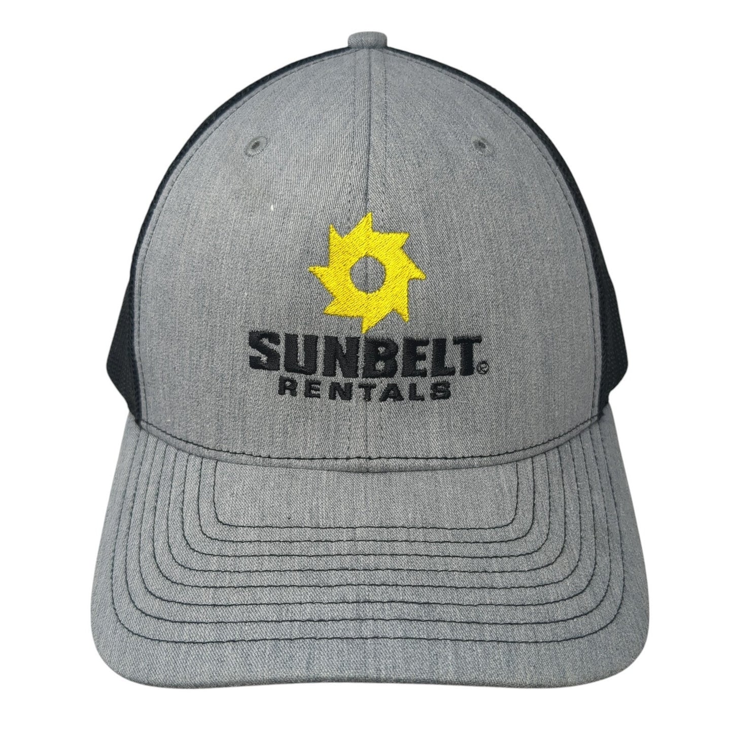 Sunbelt Rentals Snapback Mesh Back Trucker Hat Gray One Size Richardson