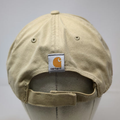 Carhartt Baseball Cap Beige One Size Strapback Embroidered Logo Cotton Hat