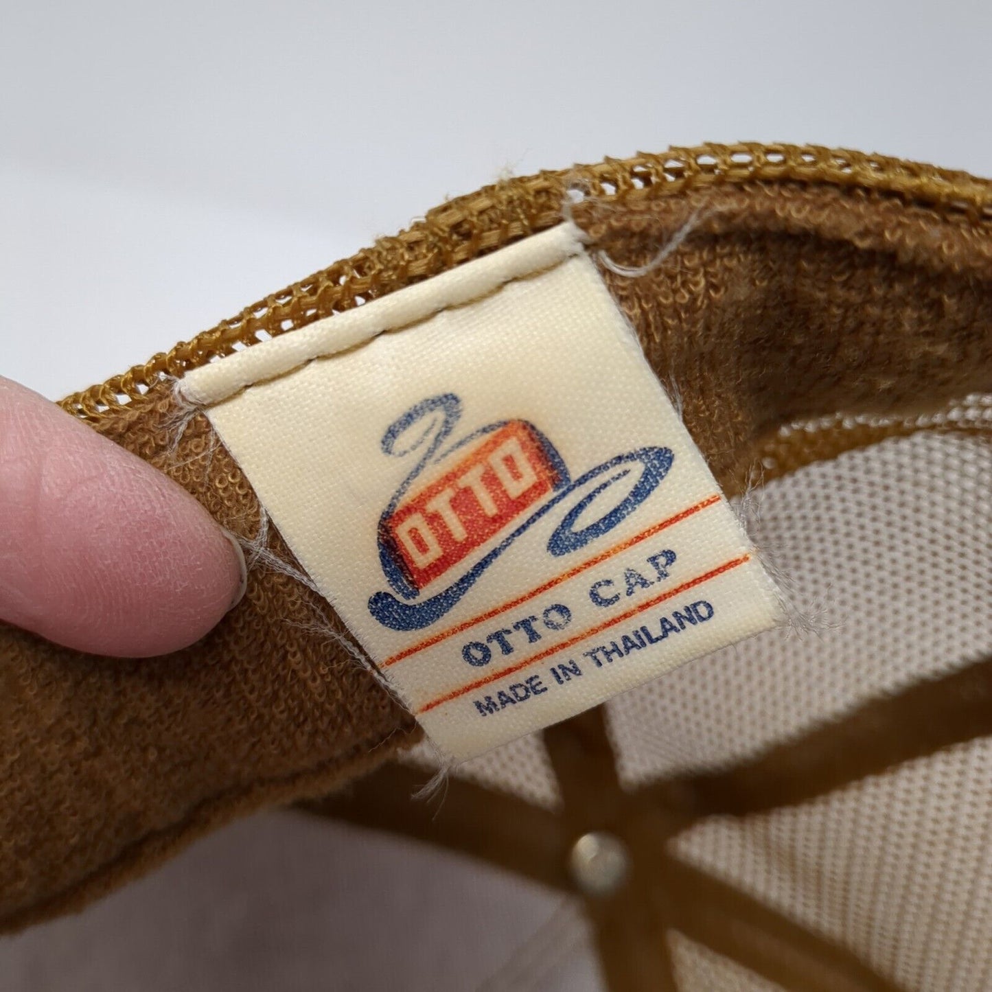 PS Producers Supply Co-Op Snapback Trucker Hat Brown OS Adjustable Rope Otto