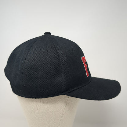 FB Snapback Hip Hop Hat Black One Size Adjustable Embroidered 6 Panel Polyester