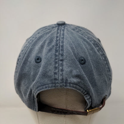 I Don't Give A Sip Slideback Hat Blue One Size Leather Strap Adams
