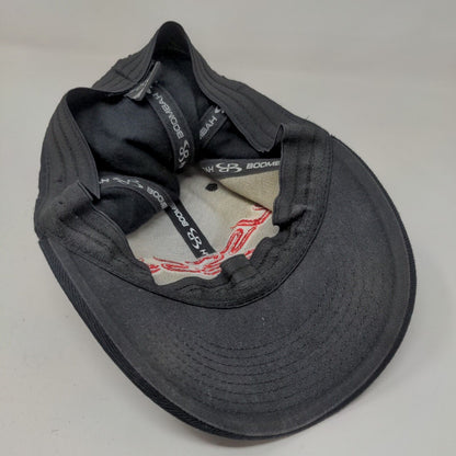 USSSA Men's Fitted Hat Black Size S-M Embroidered Logo Acrylic Wool Blend