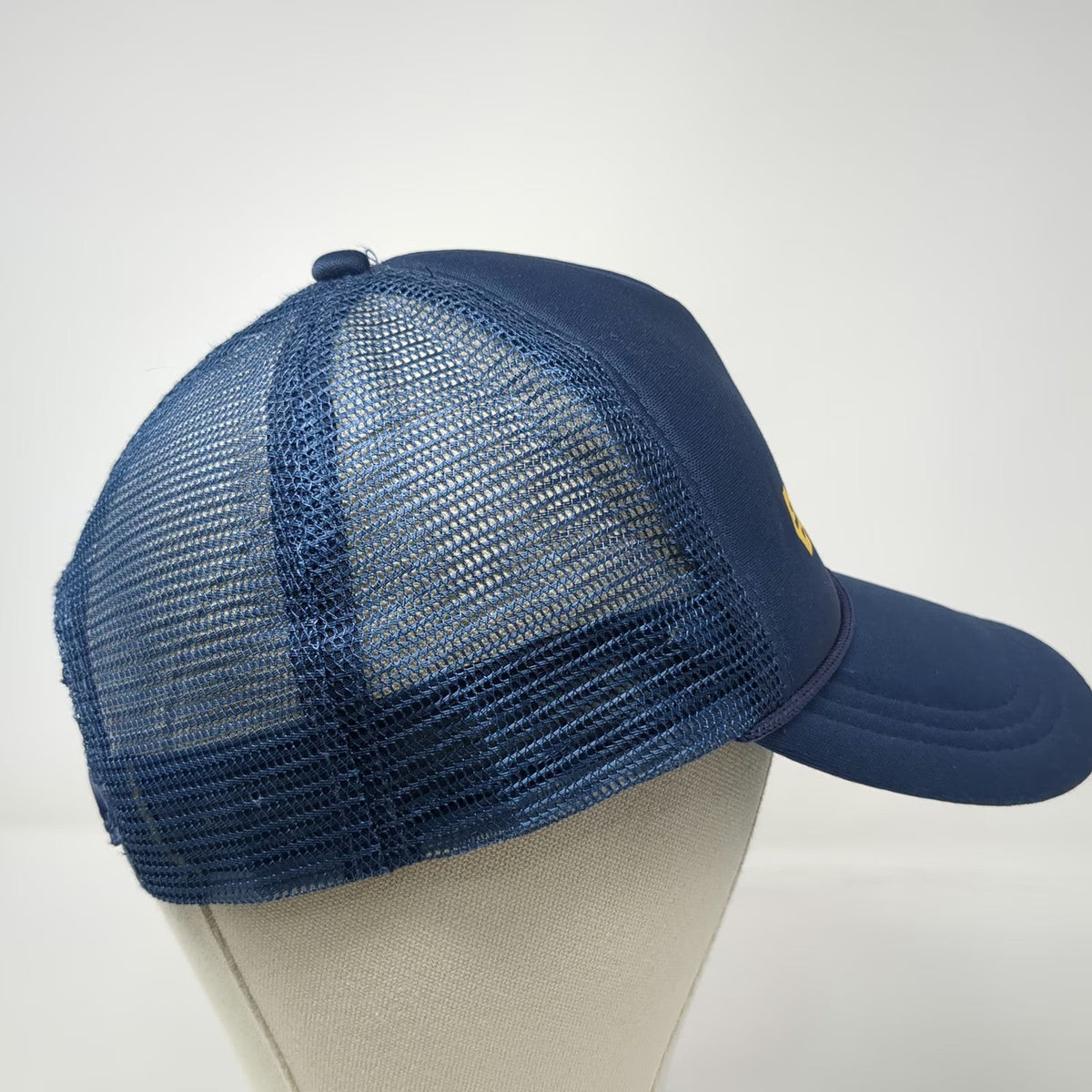 Bumble Social Dating App Logo Blue Trucker Hat One Size Snapback Mesh Foam Cord