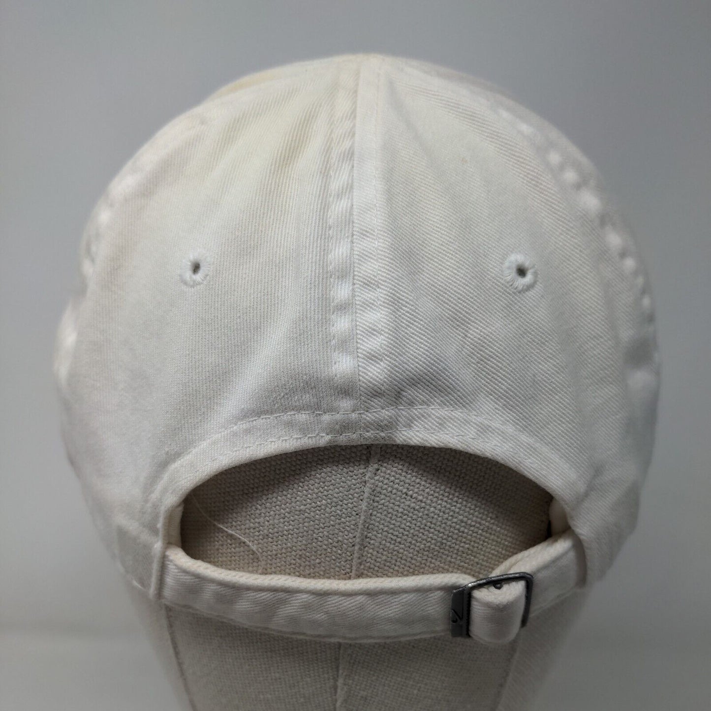 Nike Swoosh S1ze Heritage 86 Slideback Hat White OSFM Embroidered Logo