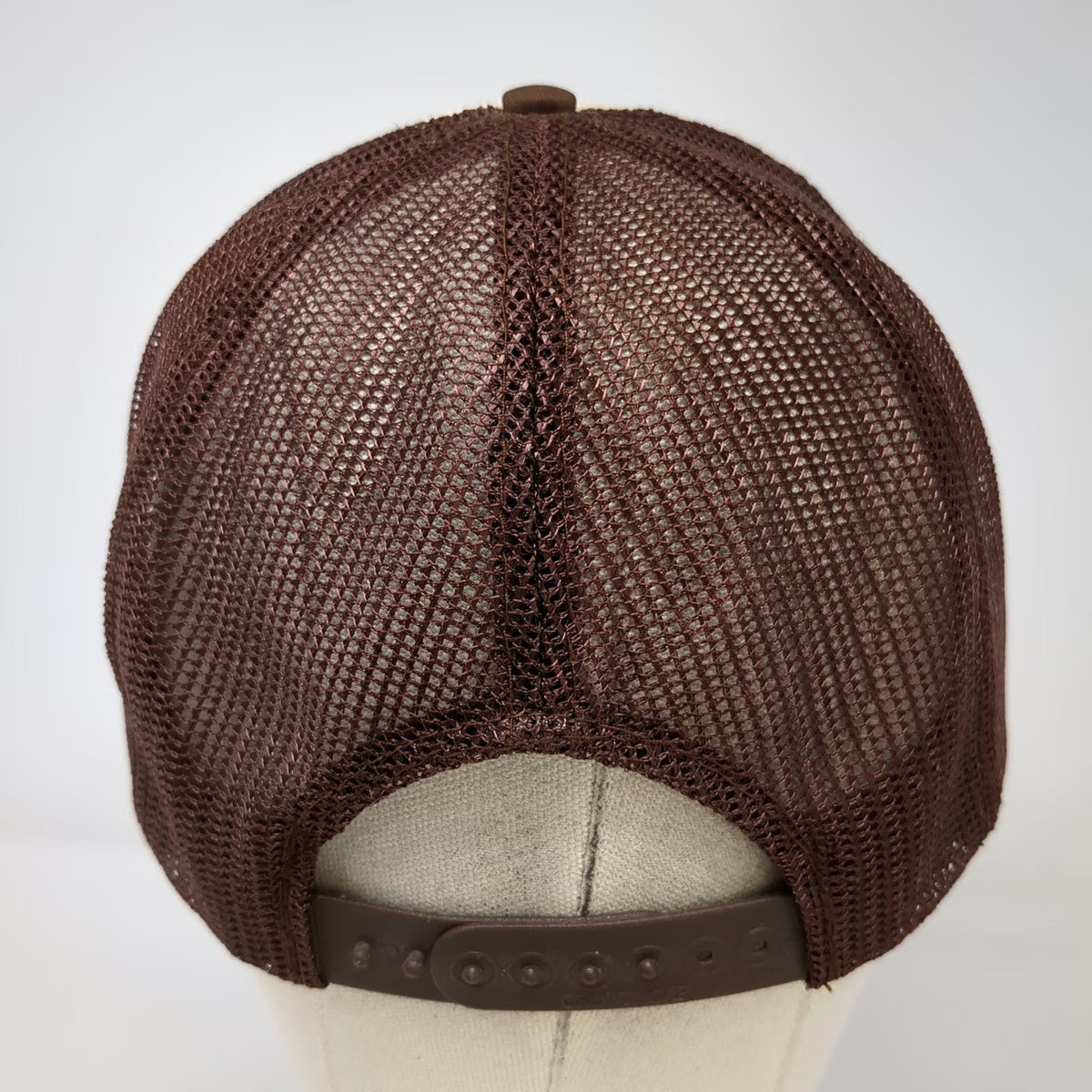 Crown Cap Trucker Hat Brown OSFM SVT Inc Semi Tanker Truck Scrambled Eggs Rope