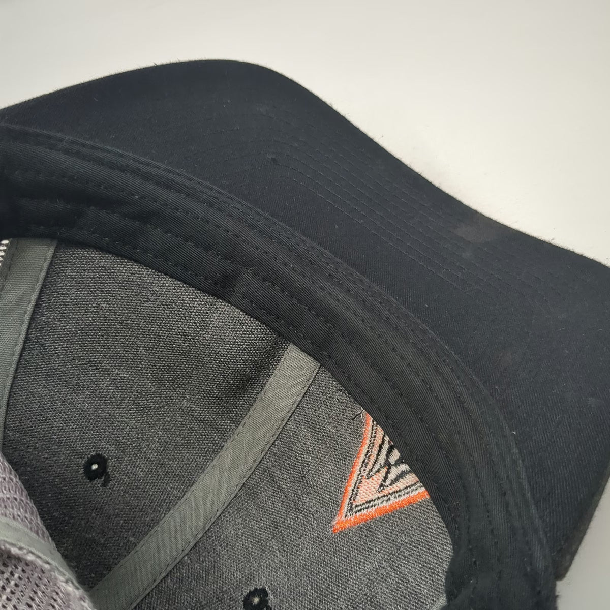 Richardson Trucker Hat Black One Size Mesh Back Snapback 112 Logo Adjustable Hat