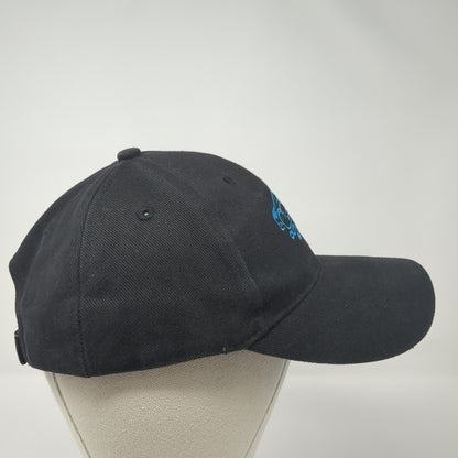 Outlander Sport Strapback Hat Black One Size Adjustable 6 Panel Nissin